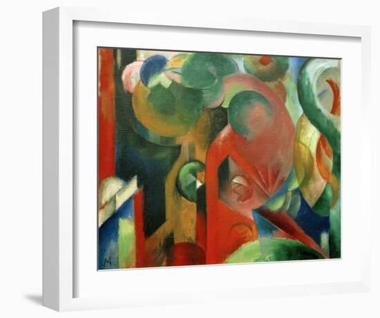 Small Composition III-Franz Marc-Framed Giclee Print