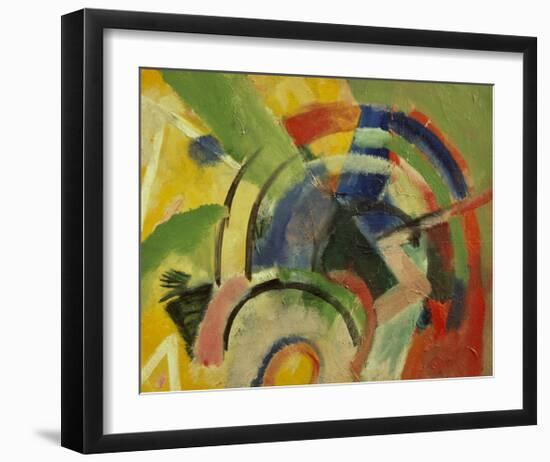 Small composition IV-Franz Marc-Framed Giclee Print