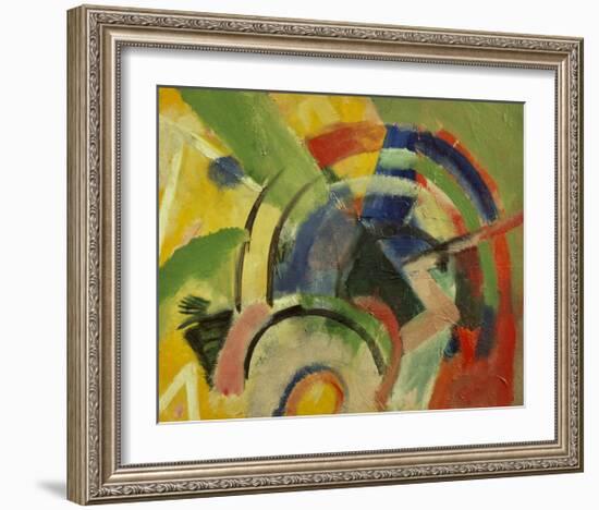 Small composition IV-Franz Marc-Framed Giclee Print