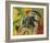 Small composition IV-Franz Marc-Framed Giclee Print