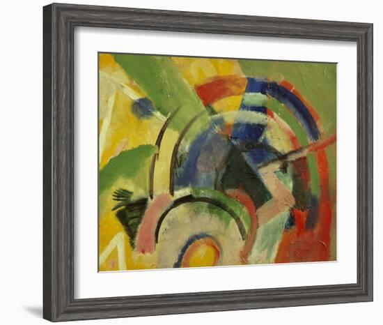 Small composition IV-Franz Marc-Framed Giclee Print