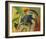 Small composition IV-Franz Marc-Framed Giclee Print