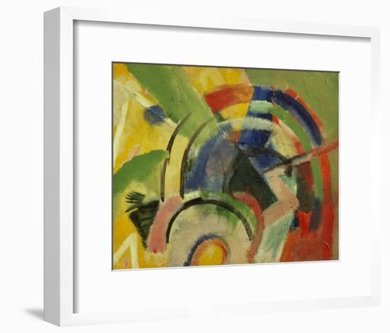 Small composition IV-Franz Marc-Framed Giclee Print