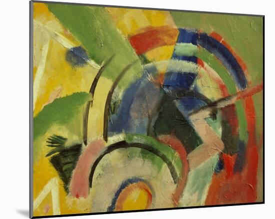 Small composition IV-Franz Marc-Mounted Giclee Print