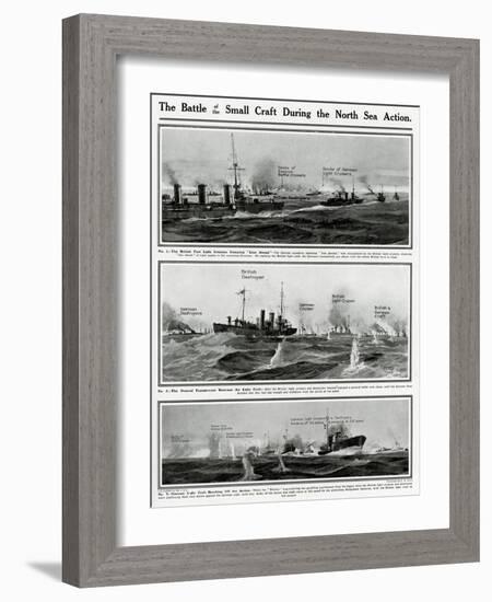 Small Craft in North Sea Action by G. H. Davis-G.h. Davis-Framed Art Print