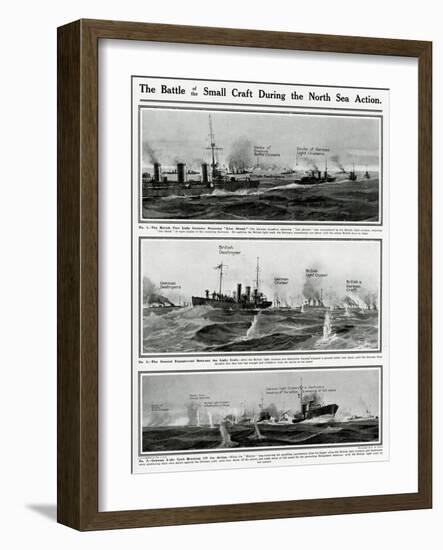 Small Craft in North Sea Action by G. H. Davis-G.h. Davis-Framed Art Print