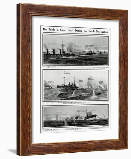 Small Craft in North Sea Action by G. H. Davis-G.h. Davis-Framed Art Print