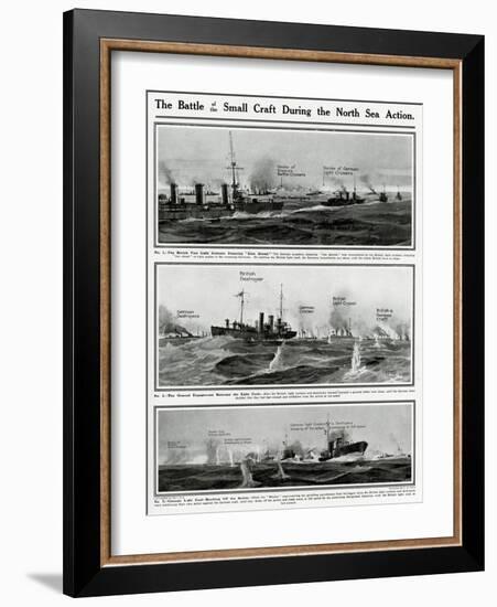 Small Craft in North Sea Action by G. H. Davis-G.h. Davis-Framed Art Print