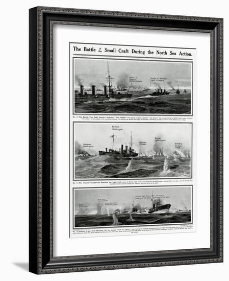 Small Craft in North Sea Action by G. H. Davis-G.h. Davis-Framed Art Print