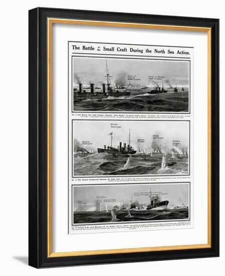 Small Craft in North Sea Action by G. H. Davis-G.h. Davis-Framed Art Print