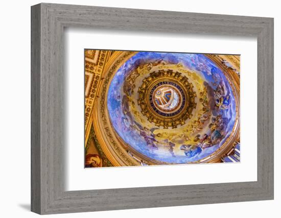 Small Dome, Saint Peter's Basilica, Vatican, Rome, Italy. Built in 1600's-William Perry-Framed Photographic Print