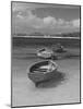 Small Fishing Boats in the Turquoise Sea, Mauritius, Indian Ocean, Africa-null-Mounted Photographic Print