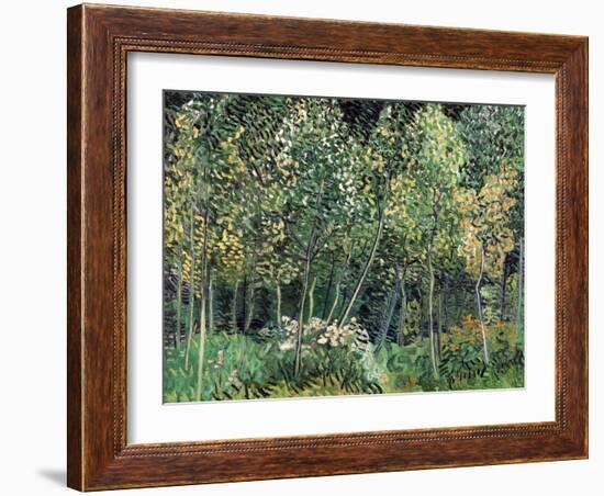 Small forest, July 1890-Vincent van Gogh-Framed Giclee Print