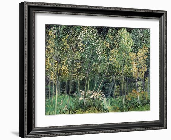 Small forest, July 1890-Vincent van Gogh-Framed Giclee Print