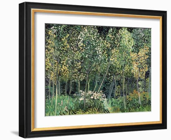 Small forest, July 1890-Vincent van Gogh-Framed Giclee Print