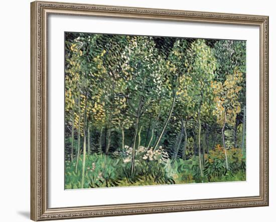 Small forest, July 1890-Vincent van Gogh-Framed Giclee Print