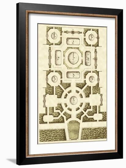 Small Garden Maze III-Jacques-francois Blondel-Framed Art Print