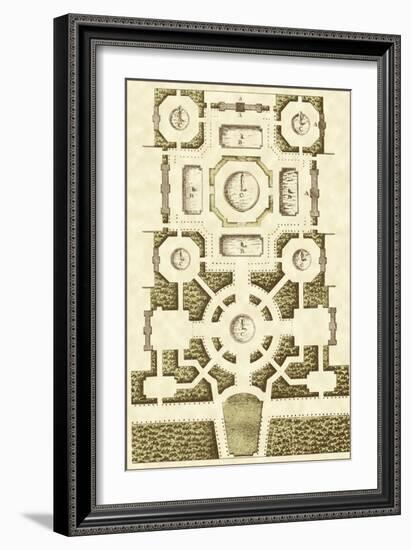 Small Garden Maze III-Jacques-francois Blondel-Framed Art Print