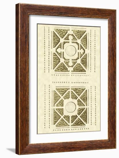 Small Garden Maze IV-Jacques-francois Blondel-Framed Art Print