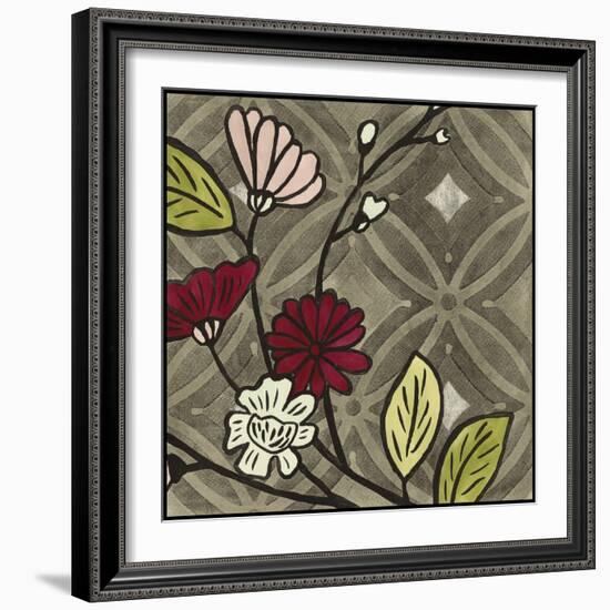Small Geometric Blossoms II-Megan Meagher-Framed Art Print