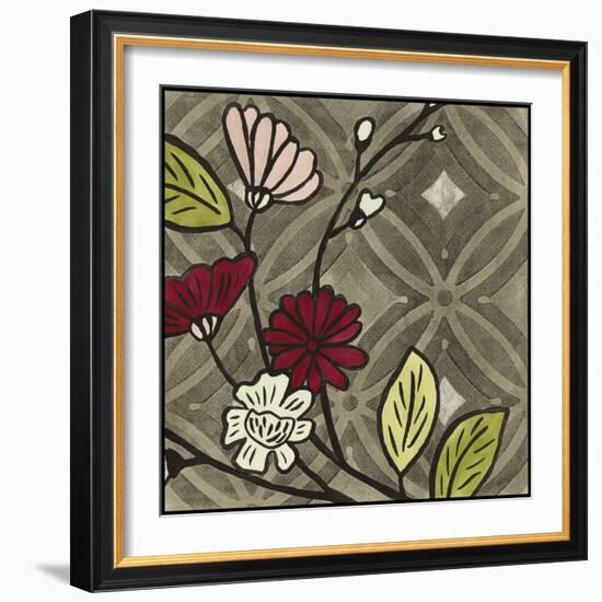 Small Geometric Blossoms II-Megan Meagher-Framed Art Print