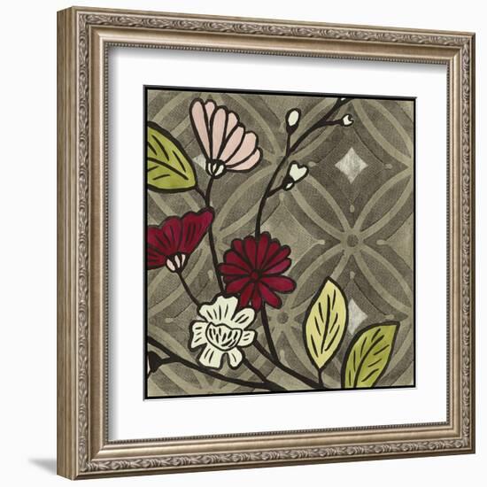 Small Geometric Blossoms II-Megan Meagher-Framed Art Print