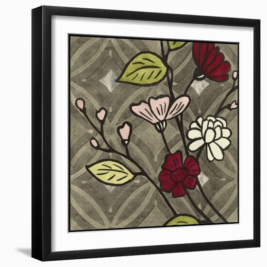 Small Geometric Blossoms III-Megan Meagher-Framed Art Print