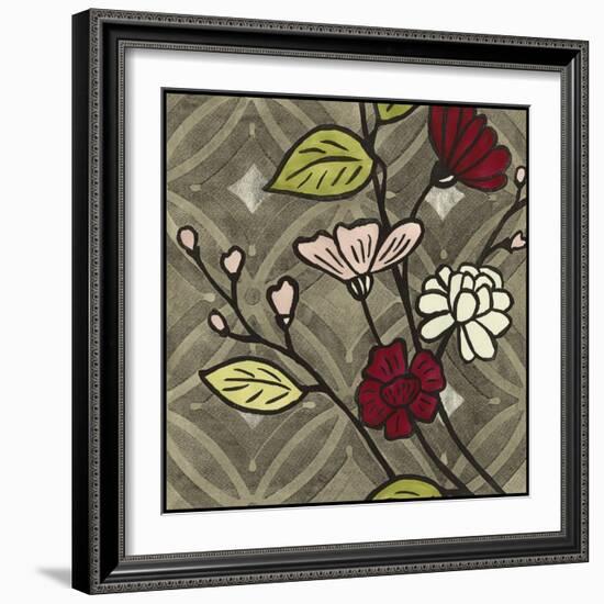 Small Geometric Blossoms III-Megan Meagher-Framed Art Print