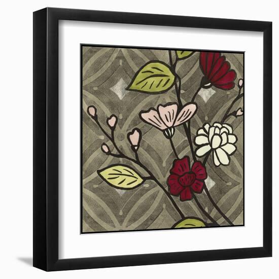Small Geometric Blossoms III-Megan Meagher-Framed Art Print