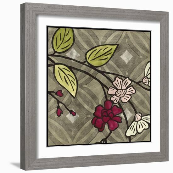 Small Geometric Blossoms IV-Megan Meagher-Framed Art Print