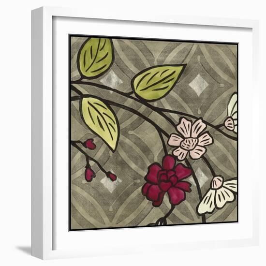 Small Geometric Blossoms IV-Megan Meagher-Framed Art Print