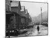 Small Girl Walking Down the Poverty Stricken Town of Hemphill in Appalachia-John Dominis-Mounted Photographic Print