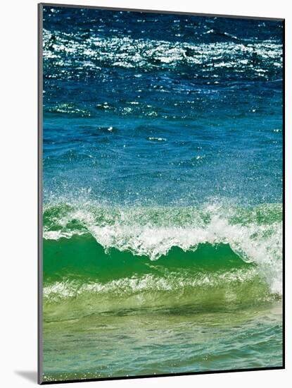 Small Green Wave, Strait of Gibraltar, El Estrecho Nat'l Park Tarifa, Costa de La Luz, Spain-Giles Bracher-Mounted Photographic Print