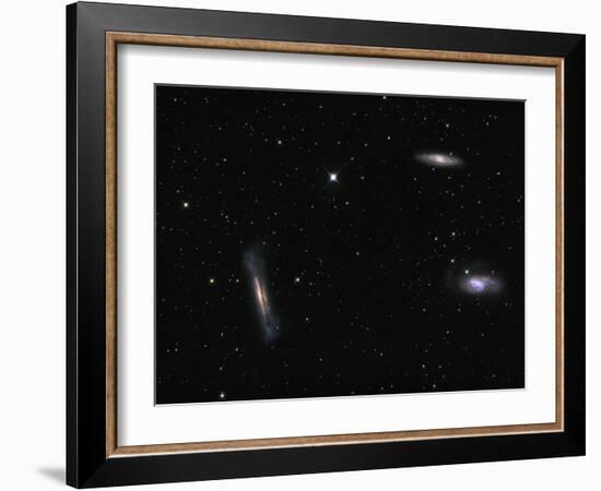 Small Group of Galaxies known as the Leo Triplet-Stocktrek Images-Framed Photographic Print