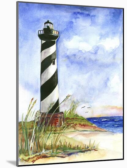 Small Hatteras Lighthouse-Terry Bailey Burton-Mounted Art Print