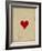 Small Heart-Vision Studio-Framed Art Print