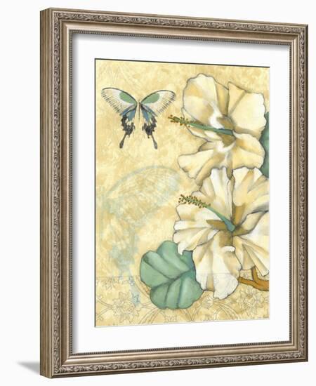 Small Hibiscus Medley I-Jennifer Goldberger-Framed Art Print