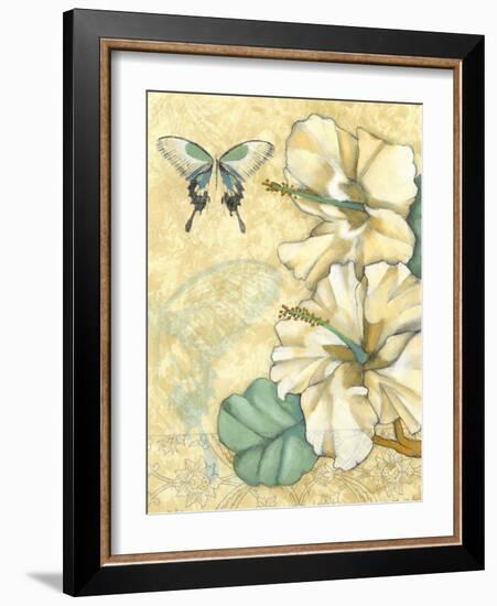 Small Hibiscus Medley I-Jennifer Goldberger-Framed Art Print