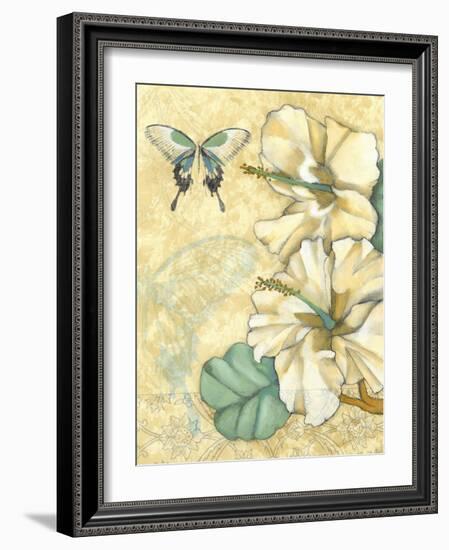 Small Hibiscus Medley I-Jennifer Goldberger-Framed Art Print