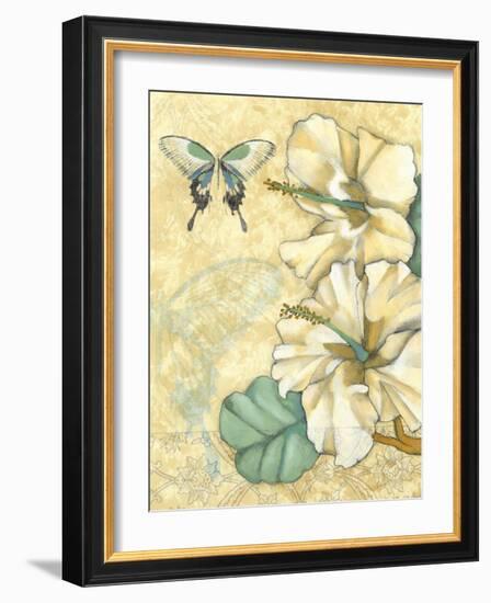 Small Hibiscus Medley I-Jennifer Goldberger-Framed Art Print