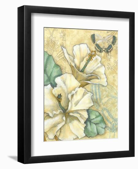 Small Hibiscus Medley II-Jennifer Goldberger-Framed Art Print