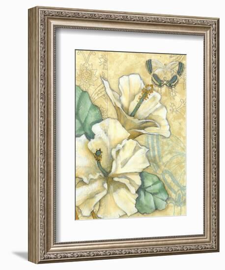 Small Hibiscus Medley II-Jennifer Goldberger-Framed Premium Giclee Print