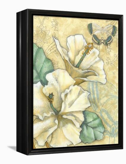 Small Hibiscus Medley II-Jennifer Goldberger-Framed Stretched Canvas