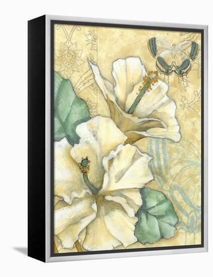 Small Hibiscus Medley II-Jennifer Goldberger-Framed Stretched Canvas