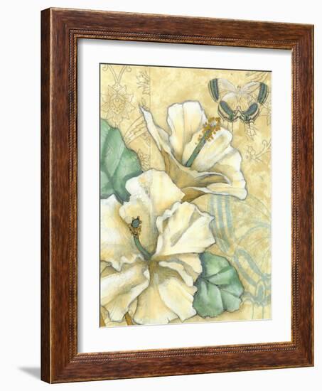 Small Hibiscus Medley II-Jennifer Goldberger-Framed Art Print