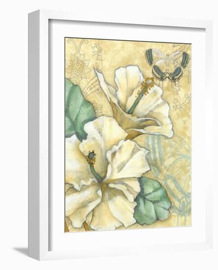 Small Hibiscus Medley II-Jennifer Goldberger-Framed Art Print