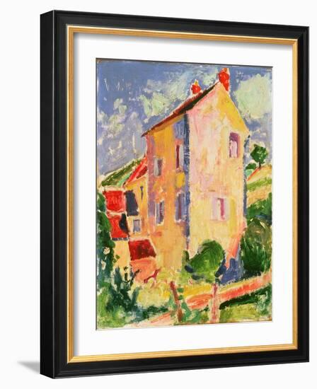 Small House (Oil on Panel)-Alfred Henry Maurer-Framed Giclee Print