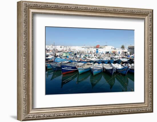 Small Inshore Fishing Boats in Tangier Fishing Harbour, Tangier, Morocco, North Africa, Africa-Mick Baines & Maren Reichelt-Framed Photographic Print