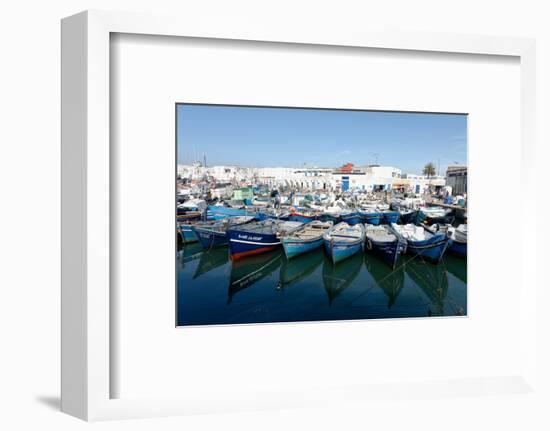 Small Inshore Fishing Boats in Tangier Fishing Harbour, Tangier, Morocco, North Africa, Africa-Mick Baines & Maren Reichelt-Framed Photographic Print