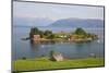 Small Island in Hardangerfjorden Nr Bergen, Western Fjords, Norway-Peter Adams-Mounted Photographic Print